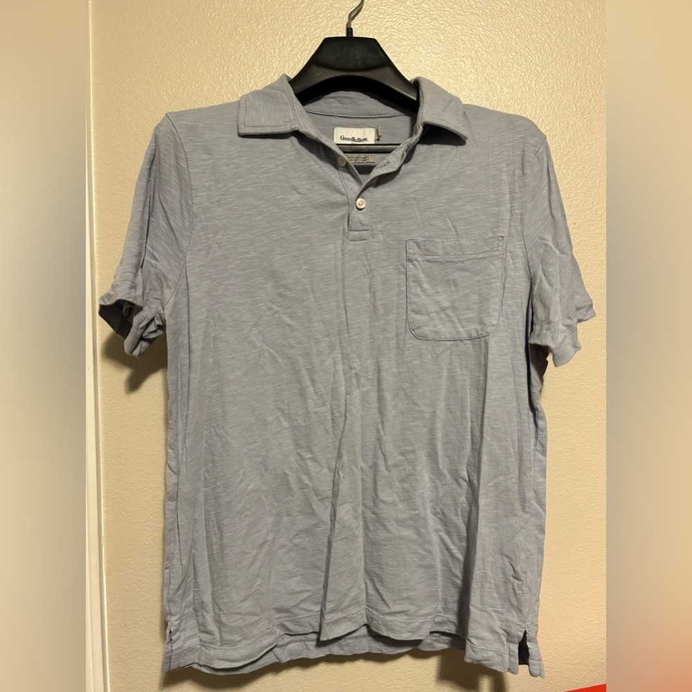 Goodfellow & Co Soft Blue Cotton Shirt- size l